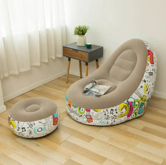 Sofa Inflable + Reposa Pies PREMIUM