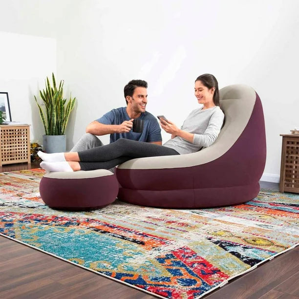 Sofa Inflable + Reposa Pies PREMIUM