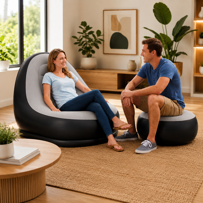 Sofa Inflable + Reposa Pies PREMIUM
