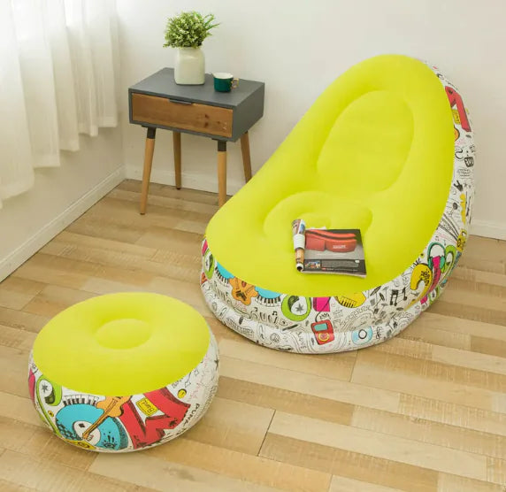 Sofa Inflable + Reposa Pies PREMIUM