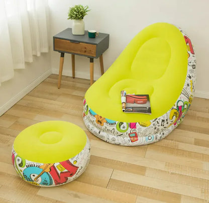Sofa Inflable + Reposa Pies PREMIUM