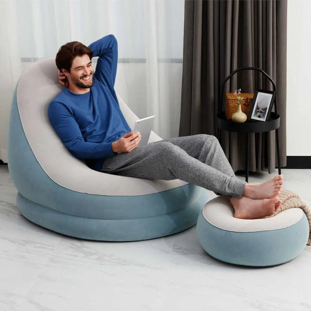Sofa Inflable + Reposa Pies PREMIUM